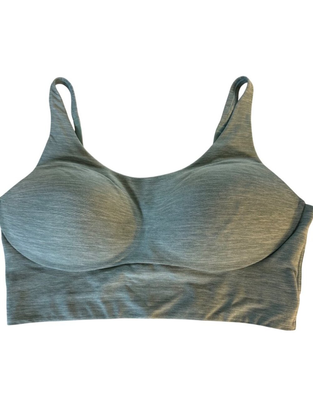 Victoria's Secret 38D Allegro Medium Support Sports Bra Sage Green Heather EUC